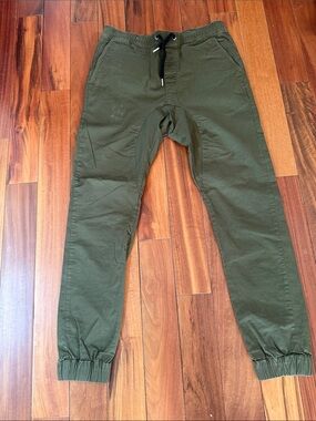 Zanerobe Olive Green Drawstring Joggers